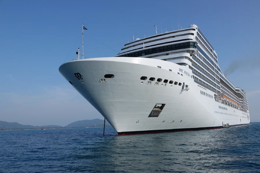 MSC Poesia - view of an onboard area
